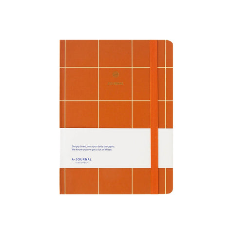 CARNET LIGNE - A5 CARREAUX COLORE