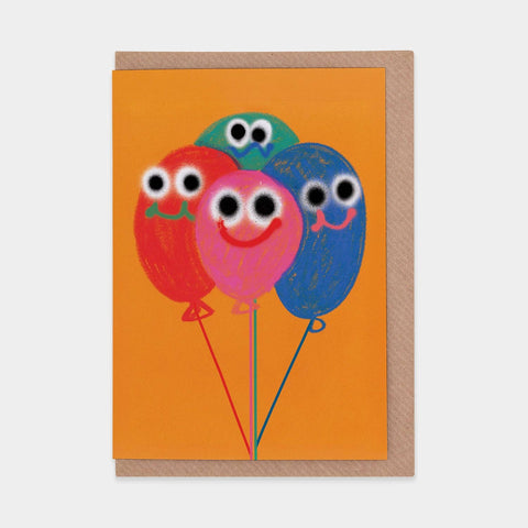 CARTE DE VOEUX BALLONS - JON BURGERMAN
