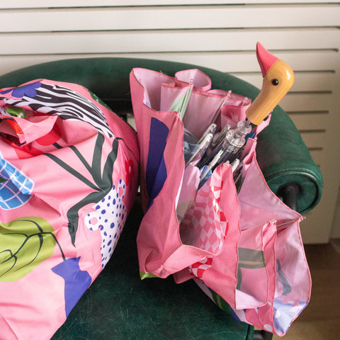 PARAPLUIE COLORÉ - PLASTIQUE RECYCLÉ