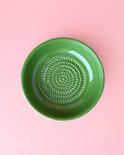 BOL CERAMIQUE RAPE A AIL ET LEGUMES - RAYURES