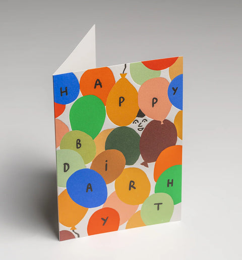 CARTE ANNIVERSAIRE - BALLONS