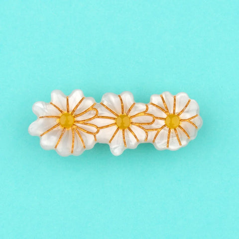 BARRETTE À CHEVEUX - FLEURS (FLOWER POWER)