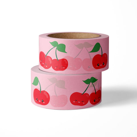 MASKING TAPE - CERISES ROSES