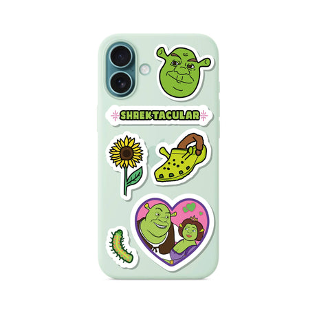 PLANCHE 15 STICKERS - SHREK