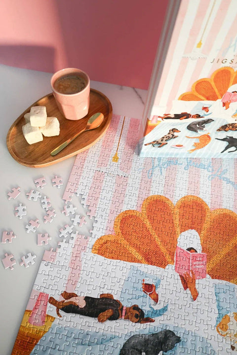 PUZZLE 1000 PIECES ILLUSTRÉ - HOME SWEET HOME