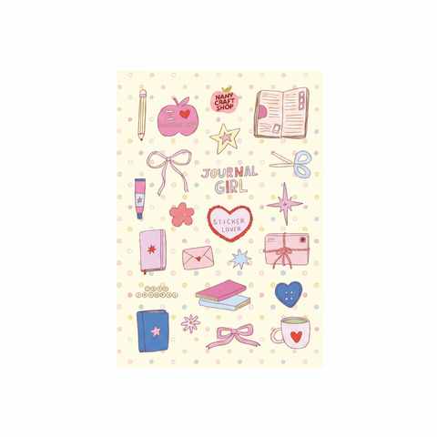PLANCHE 22 STICKERS - CRAFTY GIRL