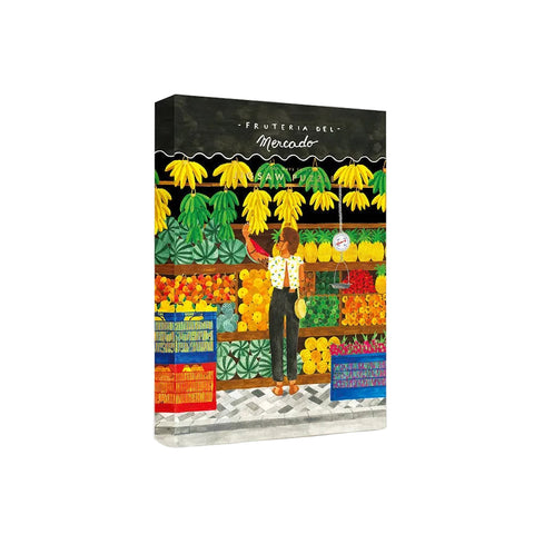 PUZZLE 1000 PIECES ILLUSTRÉ - MARCHÉ AUX FRUITS