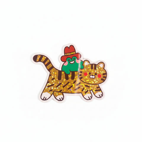 STICKER BRILLANT - BOBBY TIGER