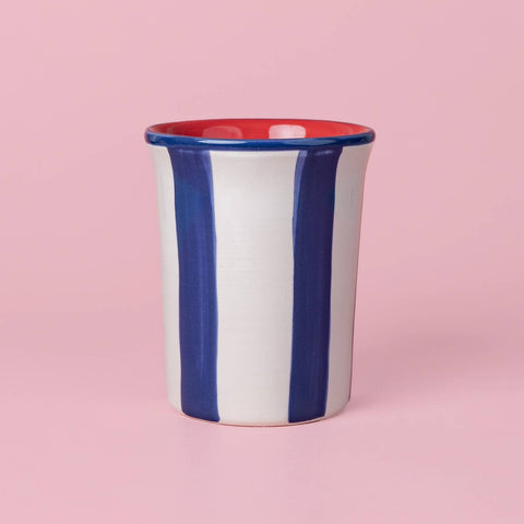TASSE CERAMIQUE - RAYURES COLOREES
