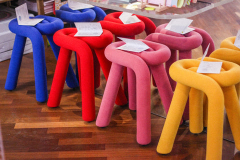 TABOURET COLORÉ - BIG GAME BOLD