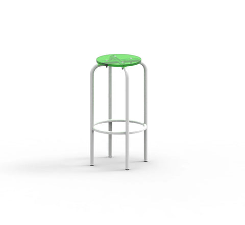 TABOURET HAUT - PLEXIGLASS ACRYLIQUE - POP