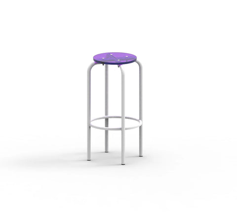 TABOURET HAUT - PLEXIGLASS ACRYLIQUE - POP
