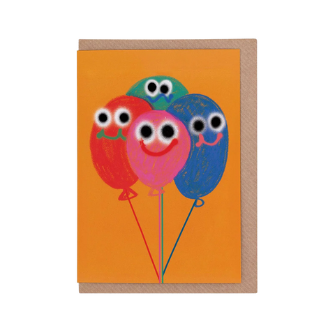 CARTE DE VOEUX BALLONS - JON BURGERMAN