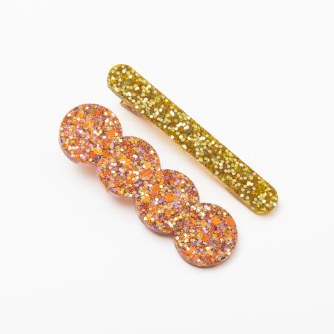 BARRETTE À CHEVEUX PAILLETTES - LOT DE 2