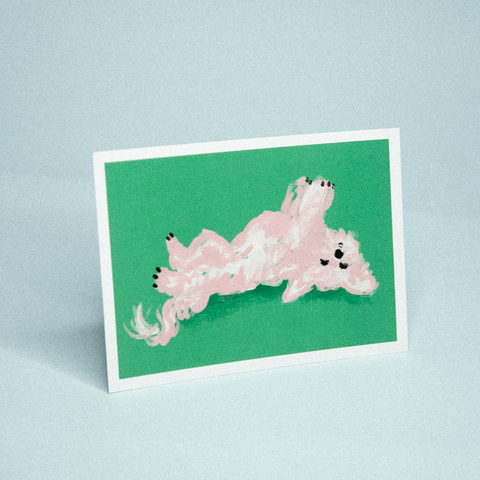 CARTE DE VOEUX - CHIEN