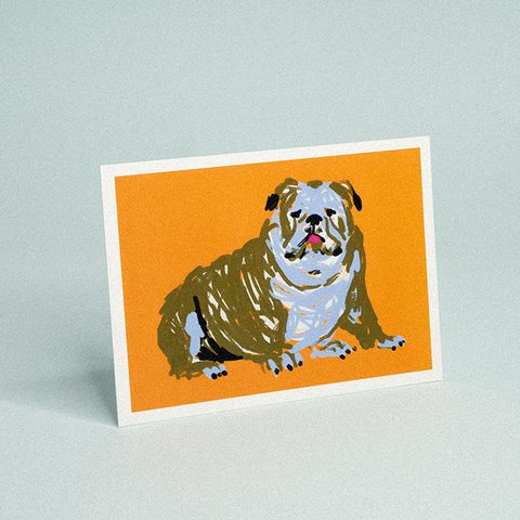 CARTE DE VOEUX - CHIEN