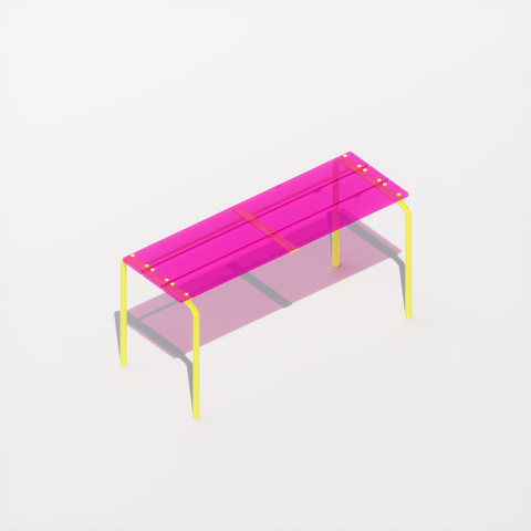 MOBILIER PLEXIGLASS ACRYLIQUE - COLORS [sur mesure]