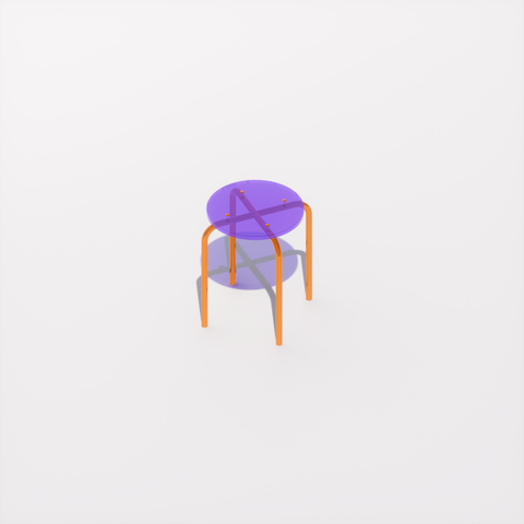 MOBILIER PLEXIGLASS ACRYLIQUE - COLORS [sur mesure]
