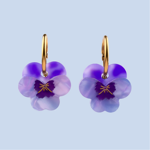 BOUCLES D'OREILLES - FLOWER POWER (FLEURS)