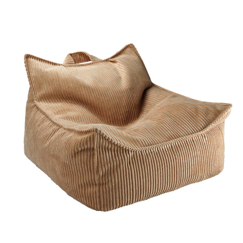 POUF ENFANT DOSSIER - BEAN BAG - VELOUR COTELE