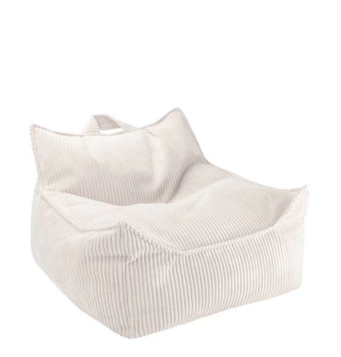 POUF ENFANT DOSSIER - BEAN BAG - VELOUR COTELE