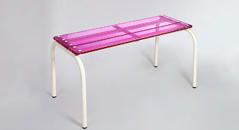 BANC PLEXIGLASS ACRYLIQUE - POP