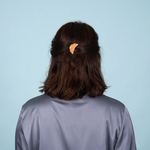 BARRETTE À CHEVEUX - CROISSANT