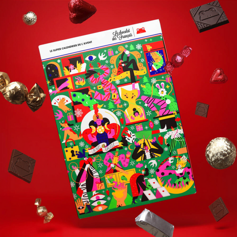 SUPER CALENDRIER DE L'AVENT - 24 CHOCOLATS