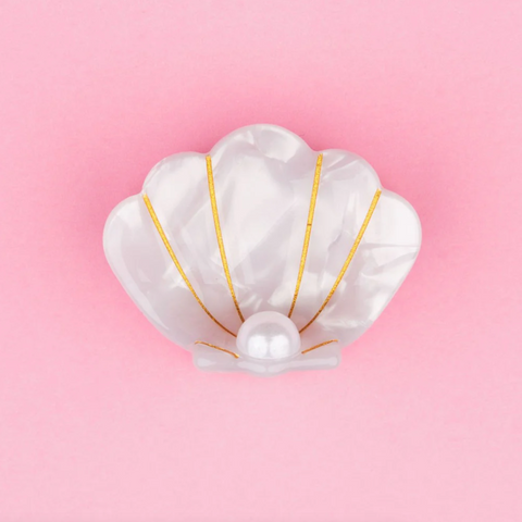 MINI PINCE À CHEVEUX - COQUILLAGE