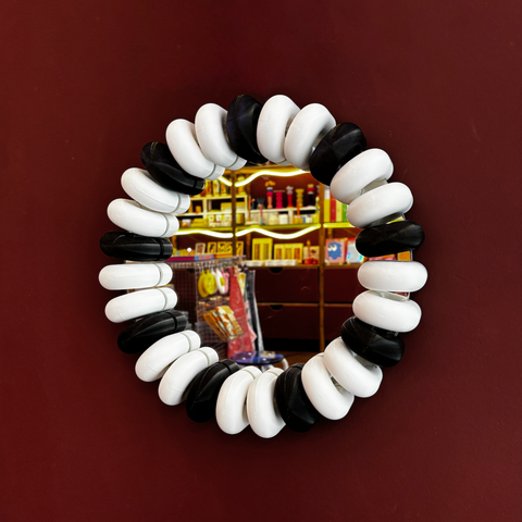 MIROIR IMPRESSION 3D - CRAIE CRAIE noir & blanc