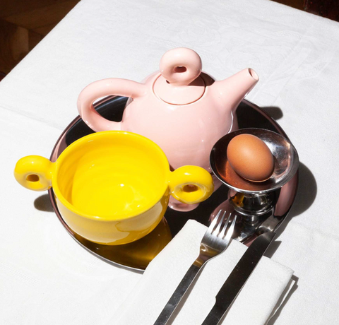 THEIERE CERAMIQUE - ROUND TEAPOT