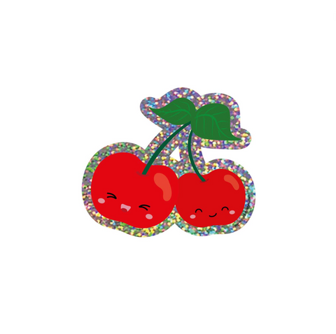 STICKER BRILLANT - CERISE