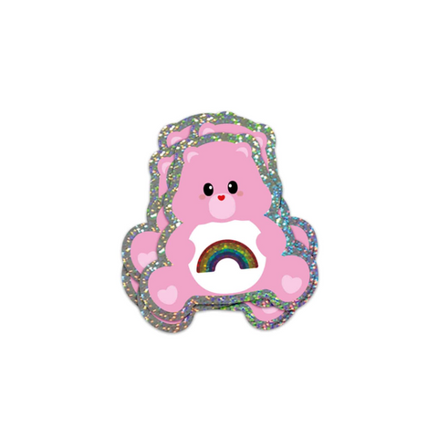 STICKER BRILLANT - BISOUNOURS ROSE