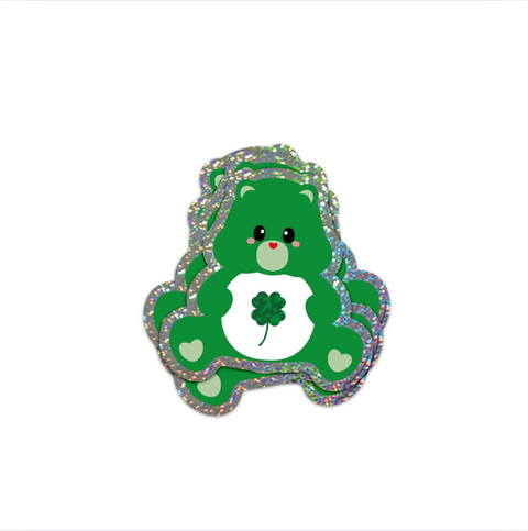 STICKER BRILLANT - BISOUNOURS VERT