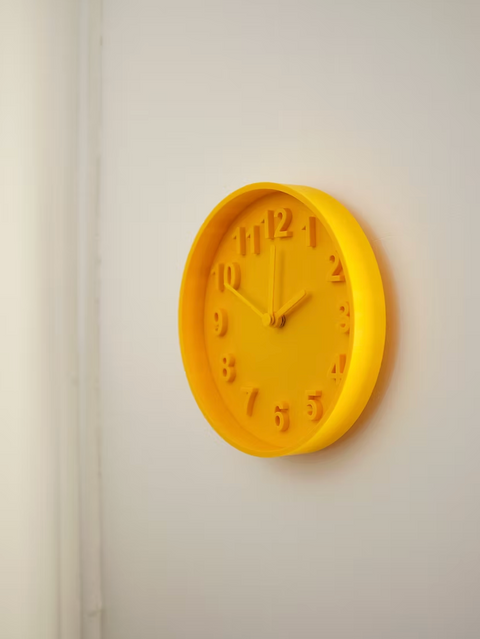 HORLOGE MURALE IMPRESSION 3D - TAC