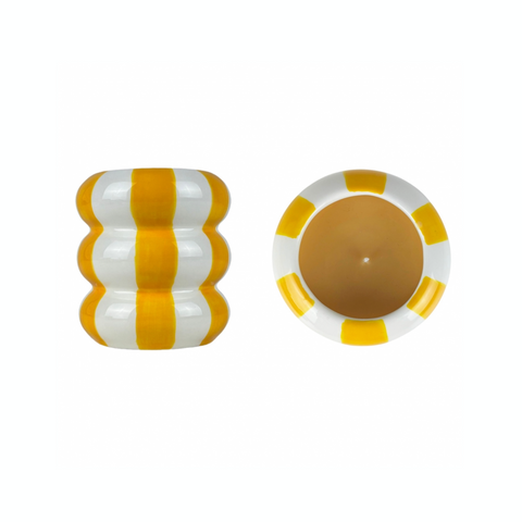 BOUGIE PARFUMEE CERAMIQUE - ELODIA JAUNE
