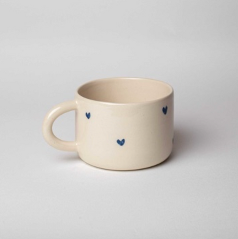 TASSE CAPUCCINO CERAMIQUE - COEUR
