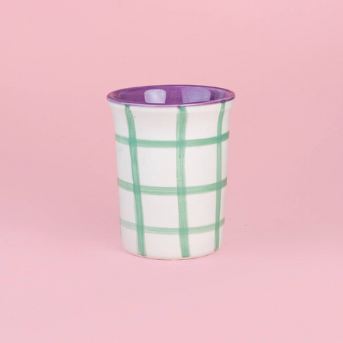 TASSE CERAMIQUE - RAYURES COLOREES