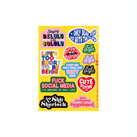 PLANCHE 11 STICKERS - CULTURE POP