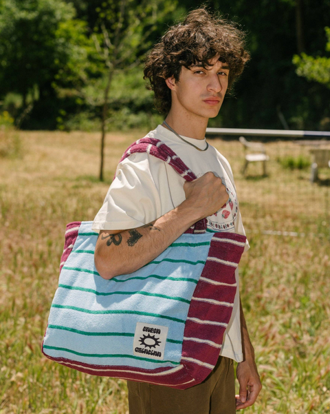 GRAND SAC EPONGE - ROSE OU BLEU