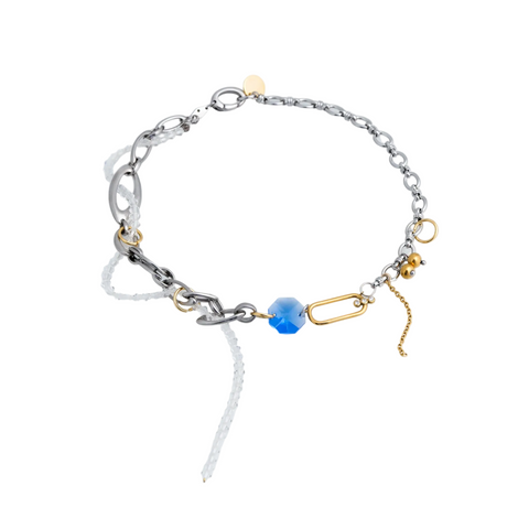 COLLIER UPCYCLÉ ARGENT - THE THRILL IS GONE
