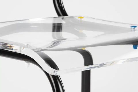 CHAISE - PLEXIGLASS ACRYLIQUE - BLACK POP