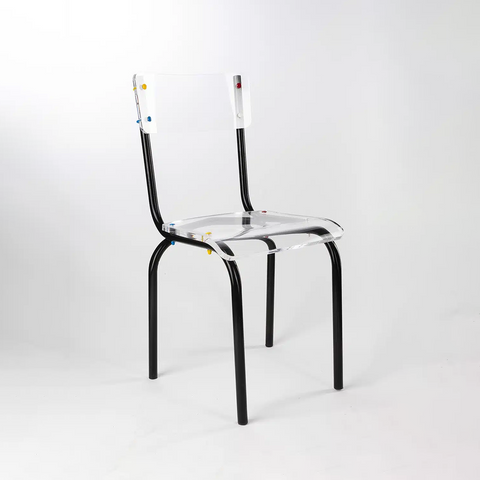 CHAISE - PLEXIGLASS ACRYLIQUE - BLACK POP