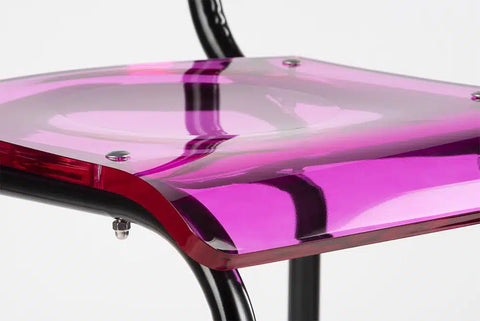 CHAISE - PLEXIGLASS ACRYLIQUE - BLACK POP