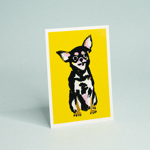 CARTE DE VOEUX - CHIEN