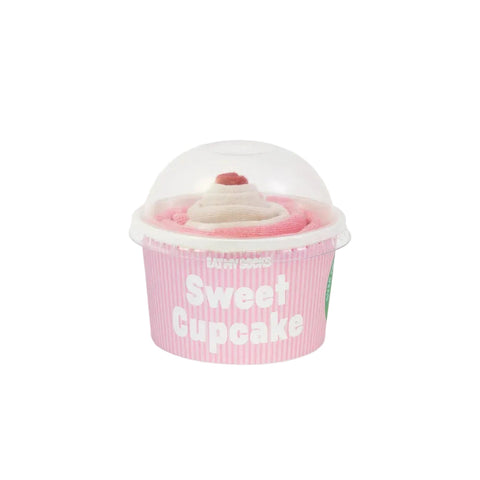 CHAUSSETTES TROMPE l'OEIL - CUPCAKE FRAISE