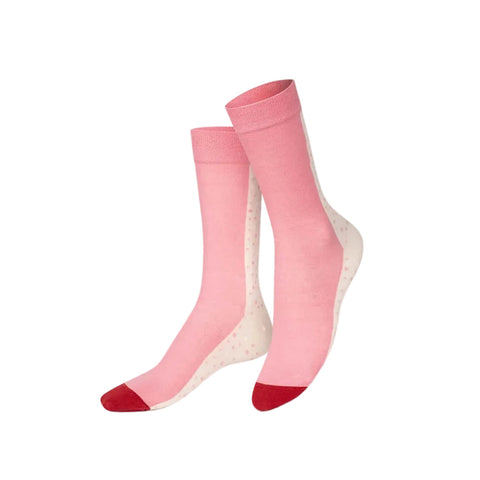 CHAUSSETTES TROMPE l'OEIL - CUPCAKE FRAISE