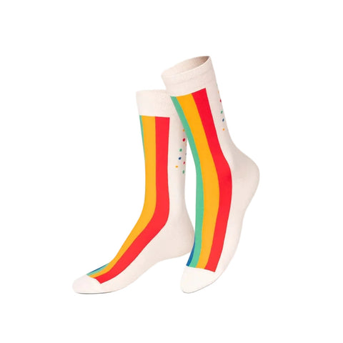 CHAUSSETTES TROMPE l'OEIL - RAINBOW CAKE
