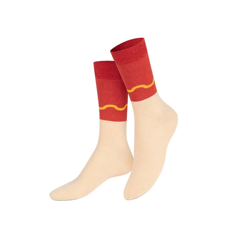 CHAUSSETTES TROMPE l'OEIL - HOT DOG