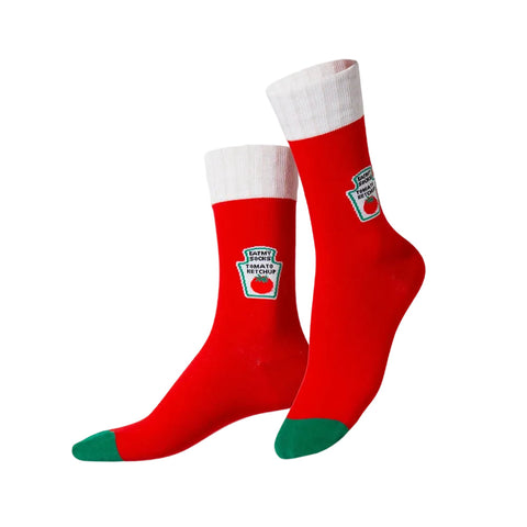 CHAUSSETTES TROMPE l'OEIL - KETCHUP